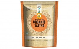Organic Tattva Urad Dal White Split   Pack  500 grams